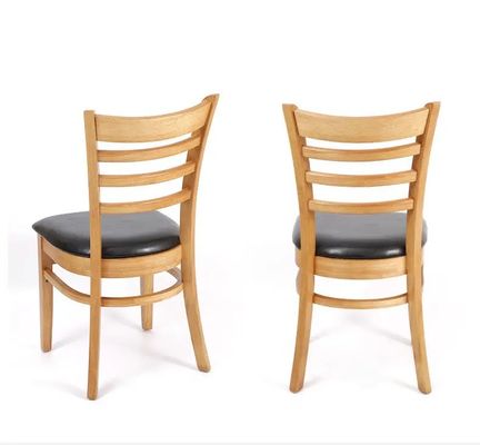50 pièces d'escalier de restaurant en bois chaise arrière style moderne chaise à manger personnalisée nature personnalisation meubles commerciaux