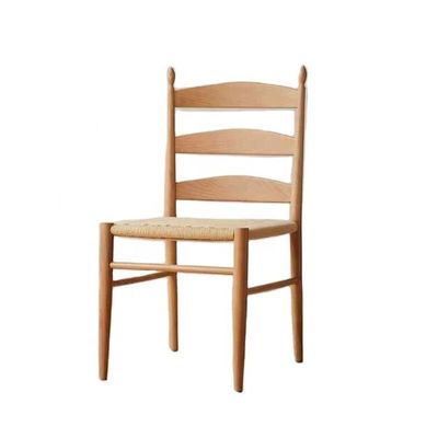 Chaise en bois moderne nordique pour les entreprises de restauration Chaise à manger en bois massif