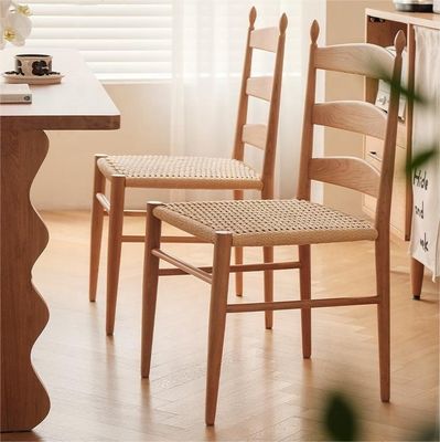 Chaise en bois moderne nordique pour les entreprises de restauration Chaise à manger en bois massif
