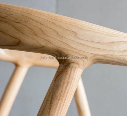 Banquet hôtel restaurant ou maison Chaise de salle à manger en bois avec design moderne et monoplace