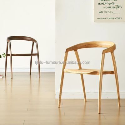 Accueil Meubles de luxe Chaise de salle à manger moderne avec cadre en bois massif et design à un siège