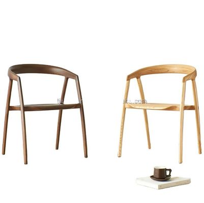 Accueil Meubles de luxe Chaise de salle à manger moderne avec cadre en bois massif et design à un siège
