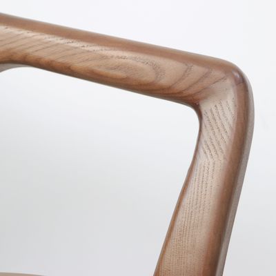 2023 Design Moderne en bois massif en PU en cuir salle à manger Restaurant Chaise pour meubles de maison Général NON Plié