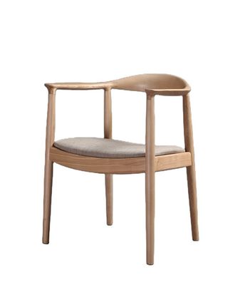 Siège en cuir en PU Chaise à manger en bois W61*D55*H76CM pour les restaurants de design nordique moderne en 2023