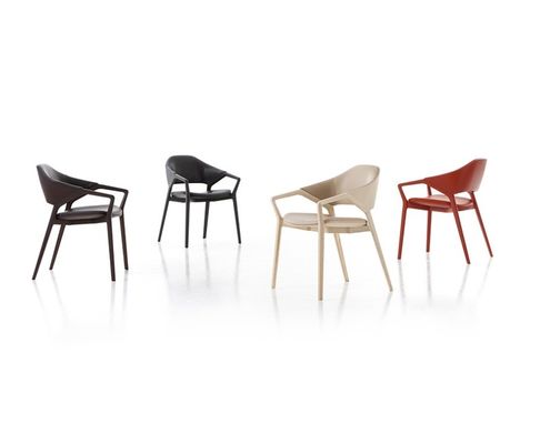 Design nordique moderne en bois massif en cuir salle à manger chaise de restaurant en blanc/noir/vin rouge/rouge pour des sièges robustes 2023