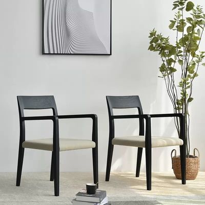 Accueil Meubles de style italien Design moderne Tissu en bois massif Tapisseries Salle à manger Restaurant Chaise pour cuisine 2023