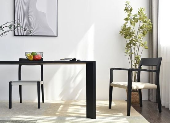 Accueil Meubles de style italien Design moderne Tissu en bois massif Tapisseries Salle à manger Restaurant Chaise pour cuisine 2023