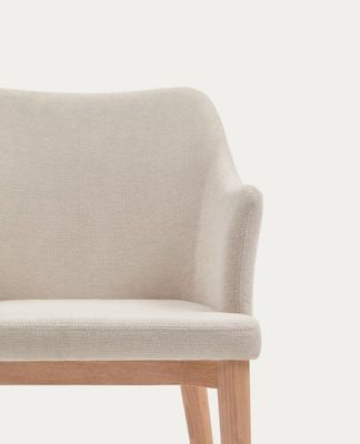 Meubles d'hôtel et de restaurant Couleur naturelle Tapisseries en bois massif Chaises à manger