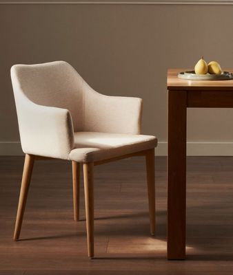 Meubles d'hôtel et de restaurant Couleur naturelle Tapisseries en bois massif Chaises à manger