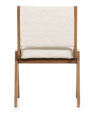 Chaise à manger en bois massif en tissu moderne pour restaurant hôtel