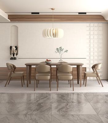 Meubles de salle à manger italien de luxe design moderne Chaise de café en bois Chaises empilées pour une cuisine sophistiquée