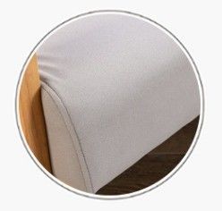 Assortiment de canapés en cuir en bois moderne en gris/blanc/bleu/brun et design robuste