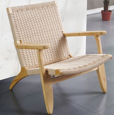 Meubles de salon en bois massif avec appuie-bras en nitrolacque