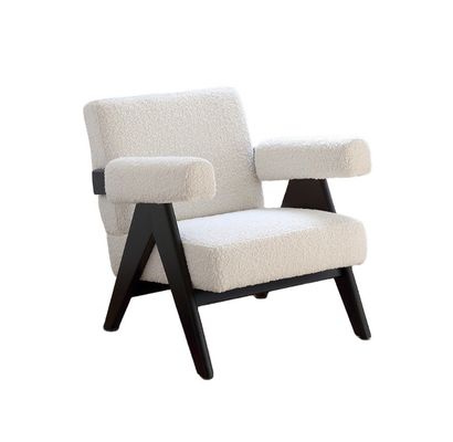 LL-C26 Chaise de loisirs en bois pour le salon W69*D72*H74 cm