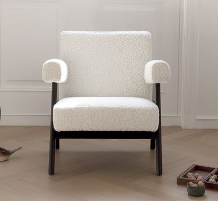 LL-C26 Chaise de loisirs en bois pour le salon W69*D72*H74 cm