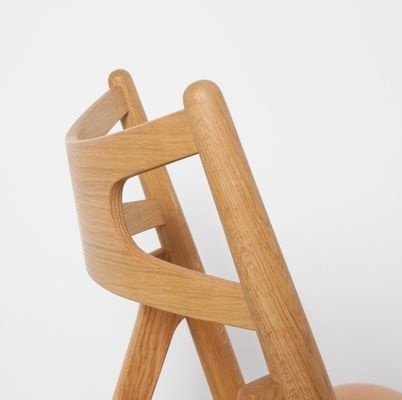 LL-C28 Chaise en bois tapissée nordique pour salle à manger
