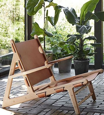 Chaise en cuir en PU pour un salon moderne et confortable