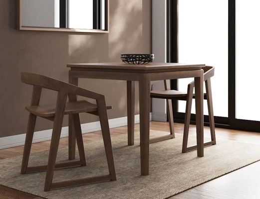 Accueil Meubles en bois chaise à manger en bois massif pour salle à manger