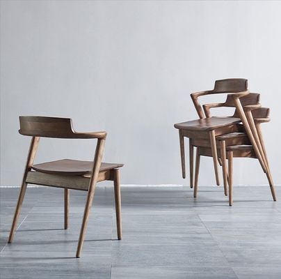 Chaise en bois salle à manger en bois restaurant design moderne