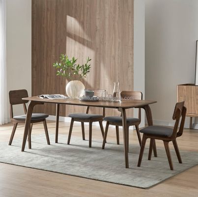 Emballement du courrier N Chaise à manger pour chaise en bois moderne Tissu Meubles pour la maison Hôtel Chaises de restaurant
