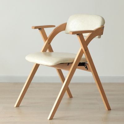 Meubles résidentiels durables Chaise pliante en bois pliable moderne pour restaurant et salon