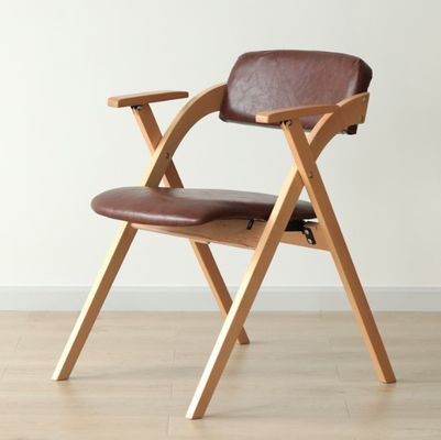 Meubles résidentiels durables Chaise pliante en bois pliable moderne pour restaurant et salon