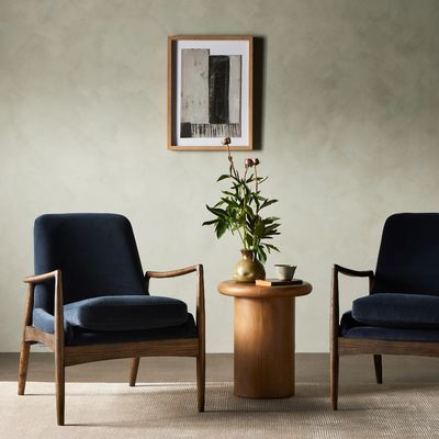 Design moderne loisirs Tissu en bois massif salle à manger restaurant canapé chaise meubles de salon avec accoudoirs pour loisirs