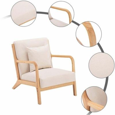 Couleur personnalisée Velours uniques / coton et lin / cuir en PU Meubles de salon Chaise pour intérieurs modernes et élégants