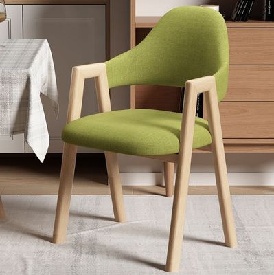 Couverture en cuir/tissu en PU Chaise à manger en bois pour hôtel Café Meubles de salon en design moderne