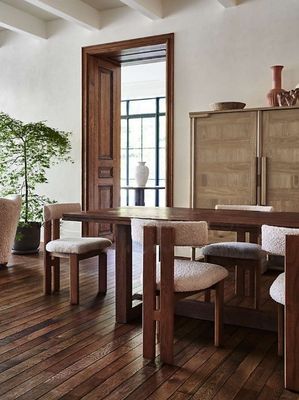 Matériau de velours vert/laine d'agneau Chaise à manger en bois massif moderne pour meubles de salon de luxe