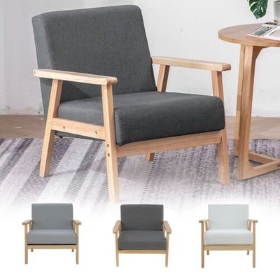Conception moderne Nitrolacquer Finition Canapé en bois Chaise pour la maison Meubles Salon Hôtel