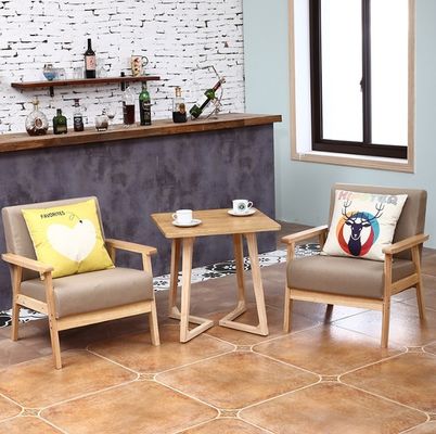 Conception moderne Nitrolacquer Finition Canapé en bois Chaise pour la maison Meubles Salon Hôtel