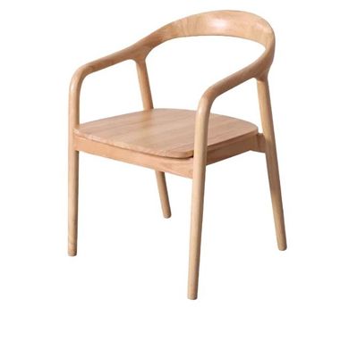 Chaise en bois en cuir en poudre moderne Pour le salon de l' hôtel Meubles de salle à manger Chaises de salle à manger en bois massif Chaise de salle à manger spécifique