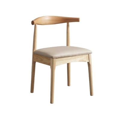 Rattan et finition en bois massif Nitrolacquer Chaise à manger pour meubles d'hôtel et de restaurant de style moderne nordique