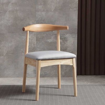 Rattan et finition en bois massif Nitrolacquer Chaise à manger pour meubles d'hôtel et de restaurant de style moderne nordique