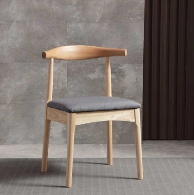 Rattan et finition en bois massif Nitrolacquer Chaise à manger pour meubles d'hôtel et de restaurant de style moderne nordique