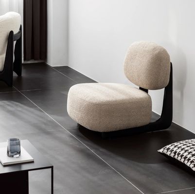 Sofa en bois massif salon de loisirs tissu meubles de salon chaise nordique 50 pièces chaise de canapé en bois moderne chaise rembourrée
