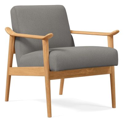 Ajoutez du confort et de l'élégance à votre salon avec le salon de loisirs en bois massif fauteuil canapé en bois W67*D79*H78 CM