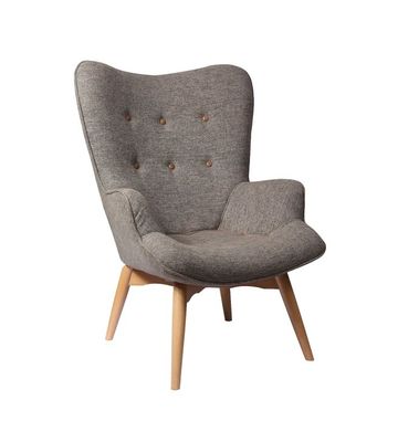 Chaises en bois canapé chaise rembourrée chaise moderne en bois massif chaise de salon de loisirs avec tabouret Meubles de salon