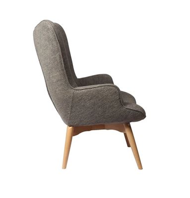 Chaises en bois canapé chaise rembourrée chaise moderne en bois massif chaise de salon de loisirs avec tabouret Meubles de salon