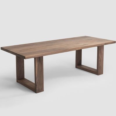 Assises japonaises de luxe Meubles de salle à manger Table rectangulaire Table à manger en bois massif