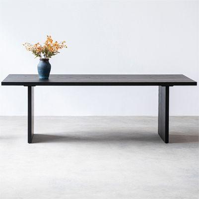 Meubles de table en bois de maison moderne Table à manger en bois massif pour salle à manger