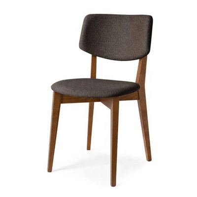 Chaise à manger en bois massif de design moderne de luxe avec emballage du courrier