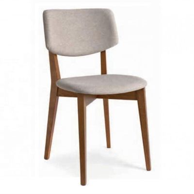 Chaise à manger en bois massif de design moderne de luxe avec emballage du courrier