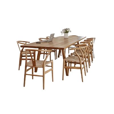 Emballage du courrier N Meubles de restaurant Design japonais Chaises de salle à manger en bois massif pour restaurant