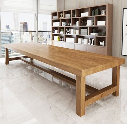 Nordic Luxury Modern Home Restaurant Salle à manger Ensemble de meubles Matériau de couverture de pin robuste pour la maison Table à manger en bois