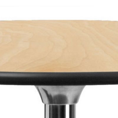 Table haute en bois Cocktail Bar Table à manger pliable avec finition en bois massif Nitrolacquer