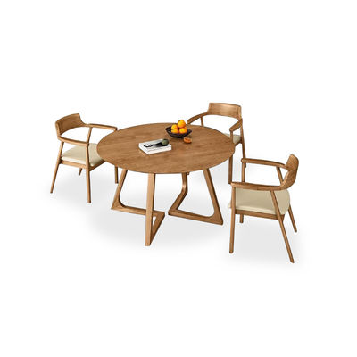 Table à manger en bois massif de style nordique avec design et meubles de salle à manger