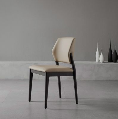 Améliorez vos meubles de salle à manger avec un style nordique élégant Chaise de salle à manger moderne rembourré en cuir PU