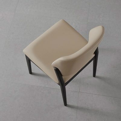 Améliorez vos meubles de salle à manger avec un style nordique élégant Chaise de salle à manger moderne rembourré en cuir PU